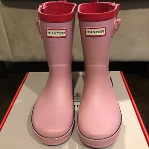 Hunter Girls Rain Boots Size 12